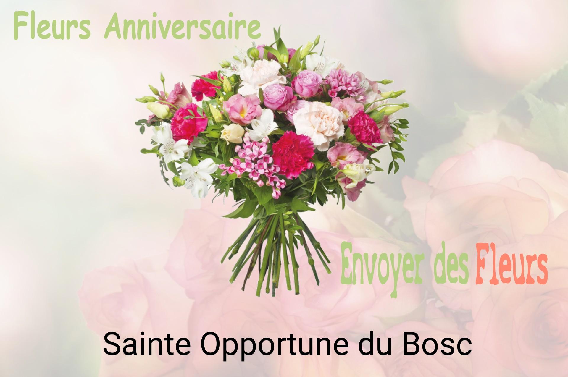 Bouquet de fleurs d’anniversaire livré à Sainte-Opportune-du-Bosc